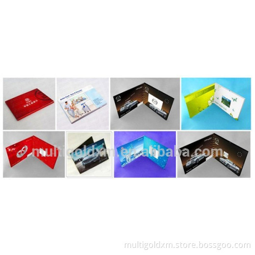 Customize LCD Video Brochure Card, Advertising Video Card, Video Greeting Card